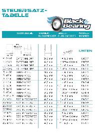 Black Bearing Steuersatz oben, integriert, IS52/28,6 / 1-1/8